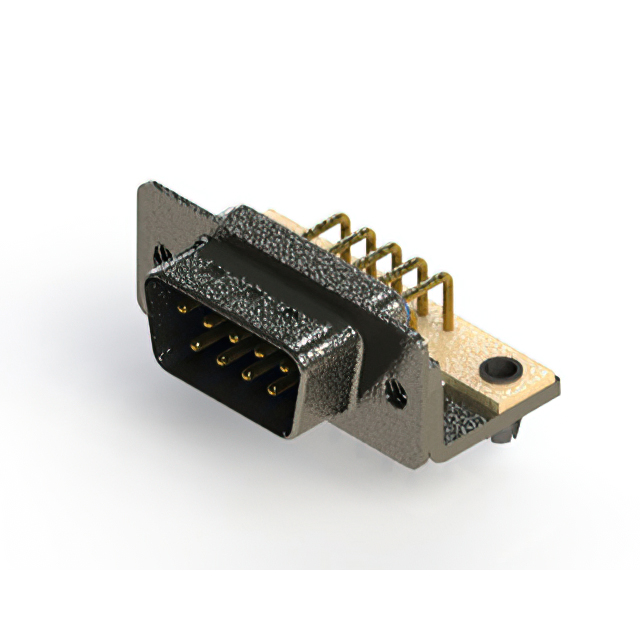 CONN D-SUB PLUG 9POS R/A SOLDER