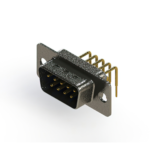CONN D-SUB PLUG 9POS R/A SOLDER