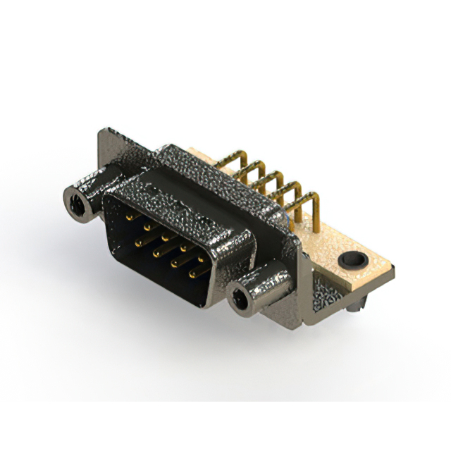 CONN D-SUB PLUG 9POS R/A SOLDER