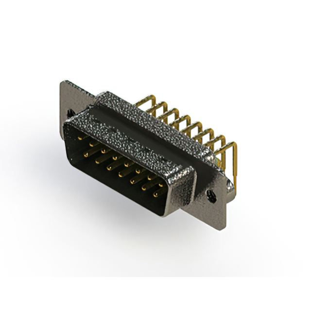 CONN D-SUB PLUG 15POS R/A SOLDER