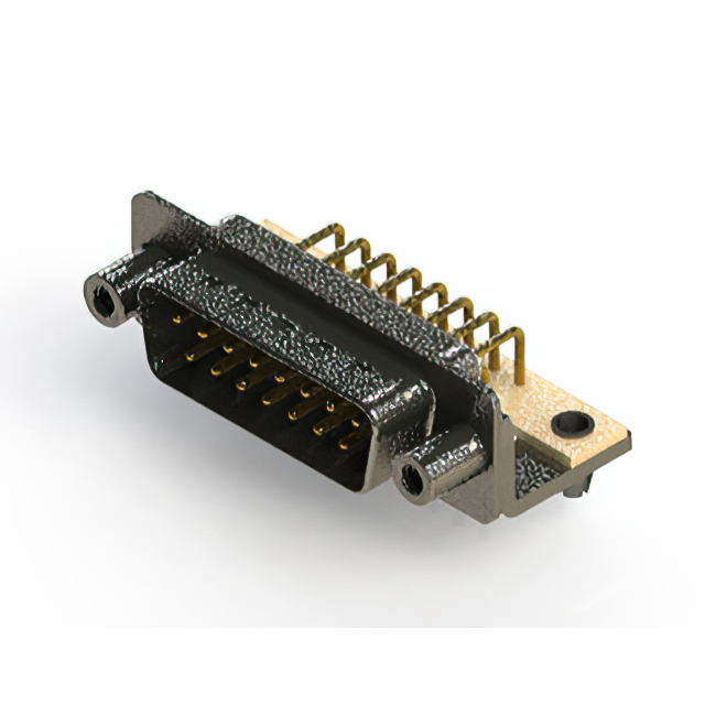 CONN D-SUB PLUG 15POS R/A SOLDER