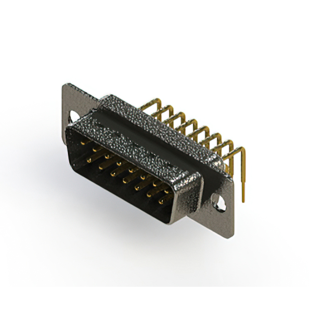 CONN D-SUB PLUG 15POS R/A SOLDER