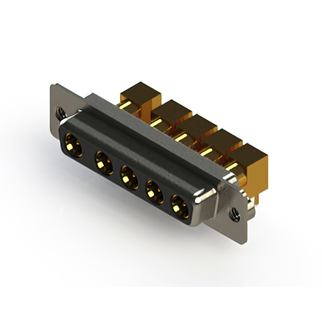 CONN D-SUB RCPT 5POS R/A SOLDER