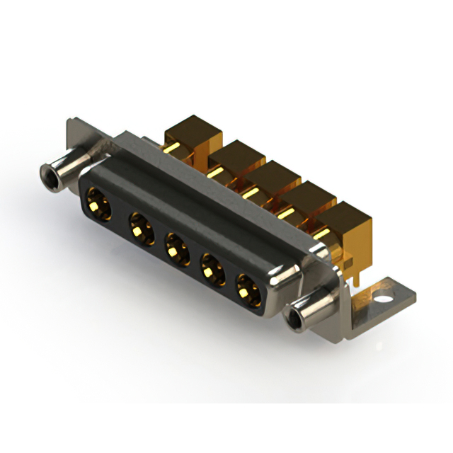 CONN D-SUB RCPT 5POS R/A SOLDER