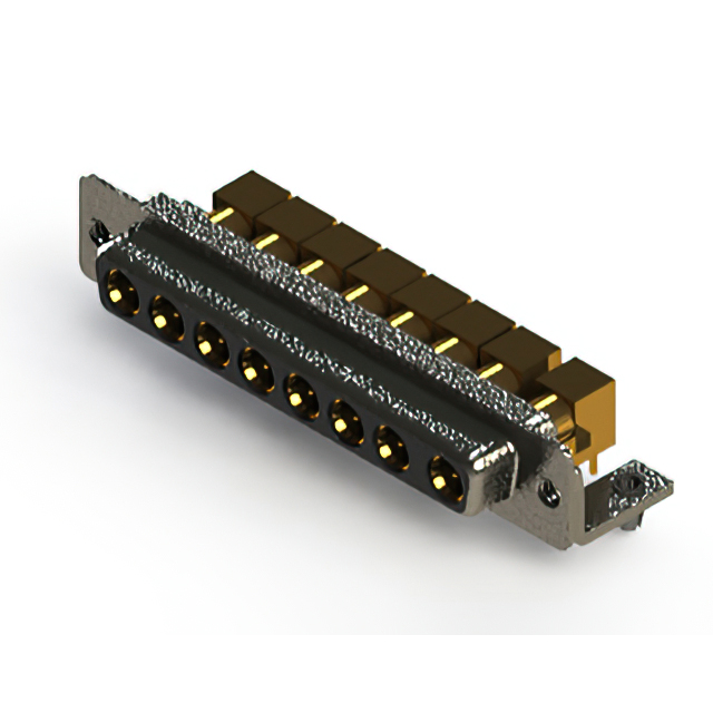 CONN D-SUB RCPT 8POS R/A SOLDER