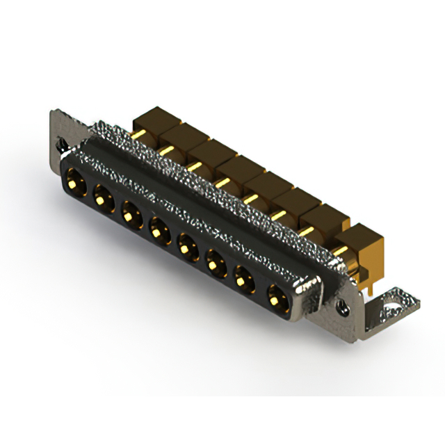 CONN D-SUB RCPT 8POS R/A SOLDER