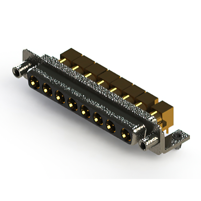 CONN D-SUB RCPT 8POS R/A SOLDER