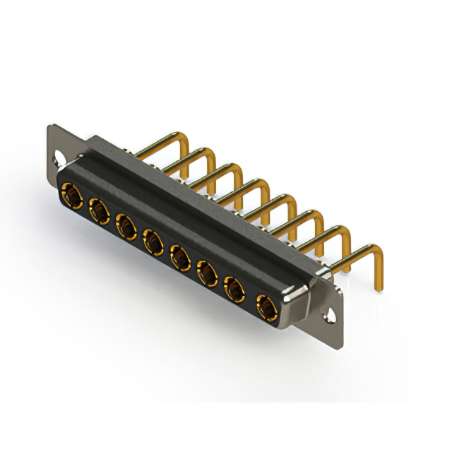 CONN D-SUB RCPT 8POS R/A SOLDER