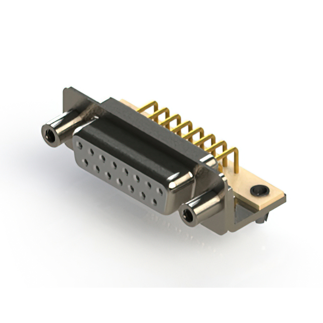 CONN D-SUB RCPT 15POS R/A SOLDER