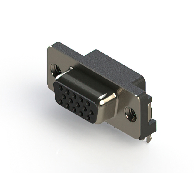 CONN D-SUB HD RCPT 15P R/A SLDR