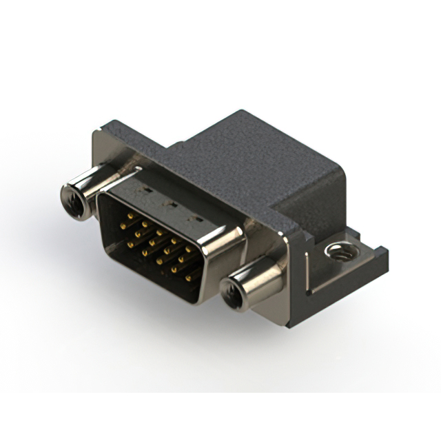 CONN D-SUB HD PLG 15POS R/A SLDR