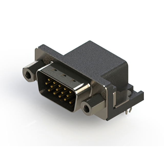 CONN D-SUB HD PLG 15POS R/A SLDR