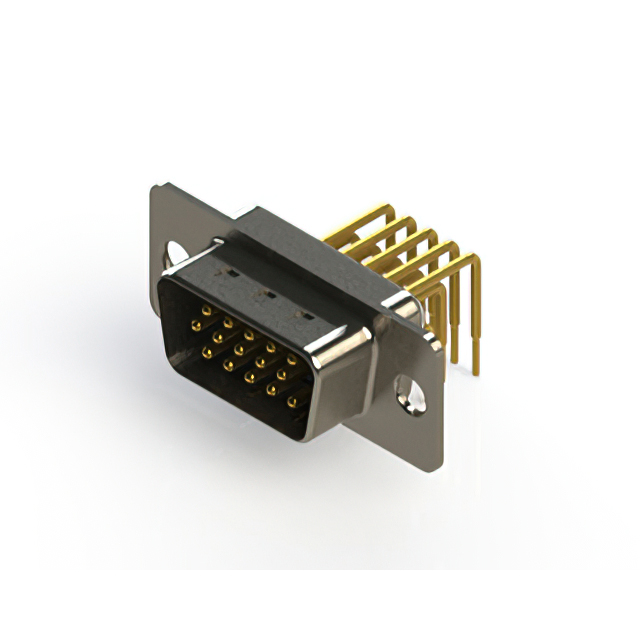 CONN D-SUB HD PLG 15POS R/A SLDR