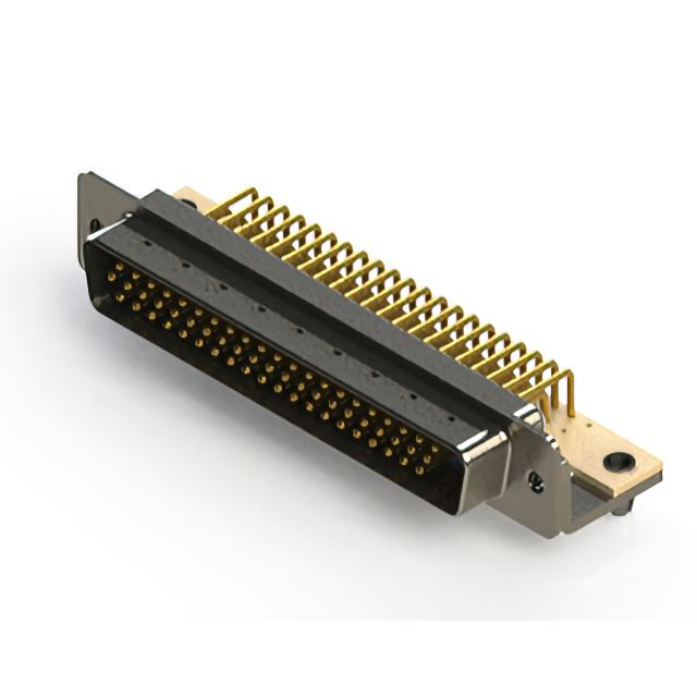 CONN D-SUB PLUG 62POS R/A SOLDER