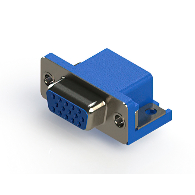 CONN D-SUB HD RCPT 15P R/A SLDR