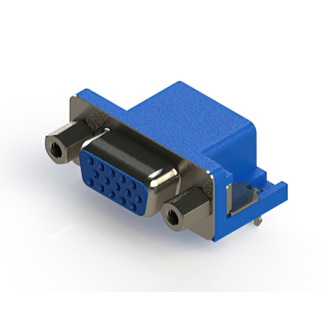 CONN D-SUB HD RCPT 15P R/A SLDR