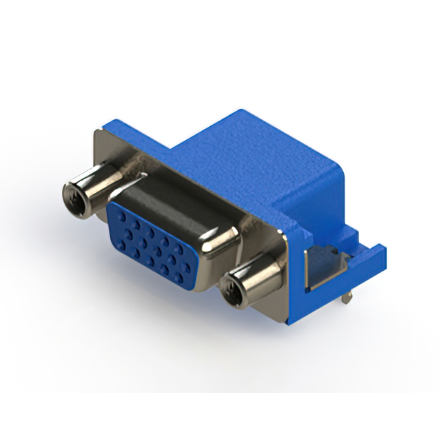 CONN D-SUB HD RCPT 15P R/A SLDR
