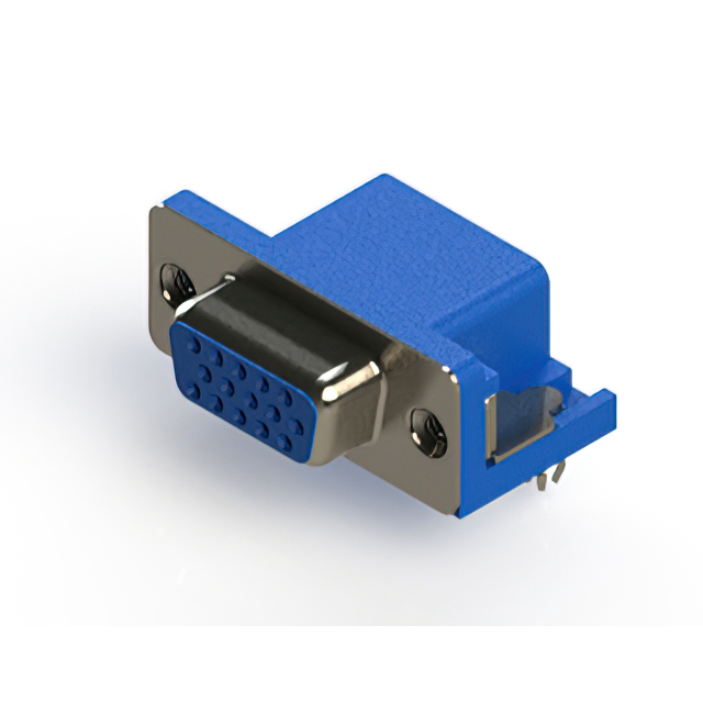 CONN D-SUB HD RCPT 15P R/A SLDR