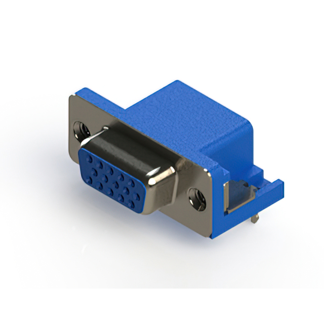 CONN D-SUB HD RCPT 15P R/A SLDR