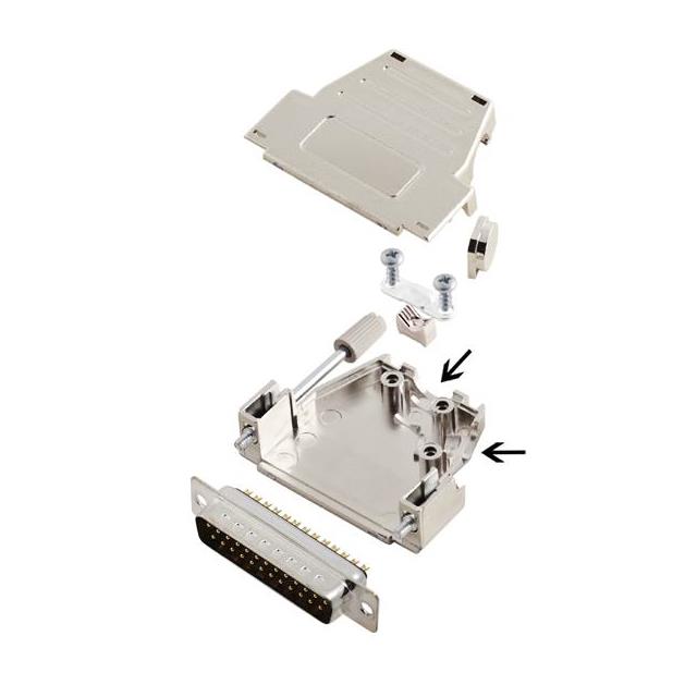 CONN D-SUB PLUG 25POS SOLDER CUP
