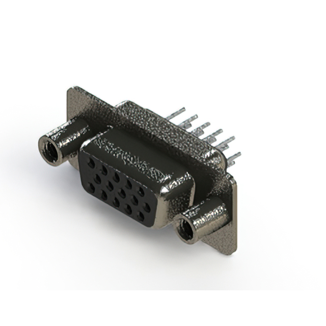 CONN D-SUB HD RCPT 15P VERT SLDR