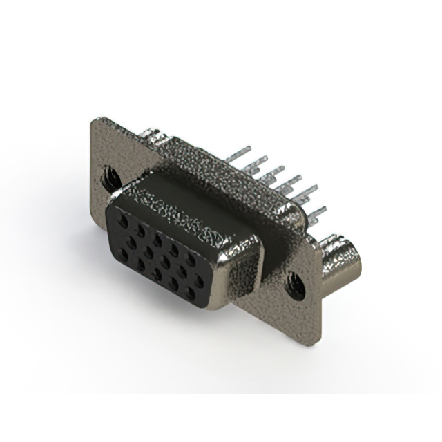CONN D-SUB HD RCPT 15P VERT SLDR