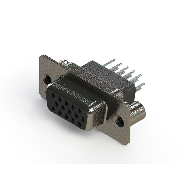 CONN D-SUB HD RCPT 15P VERT SLDR
