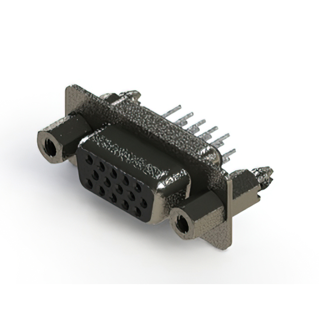 CONN D-SUB HD RCPT 15P VERT SLDR