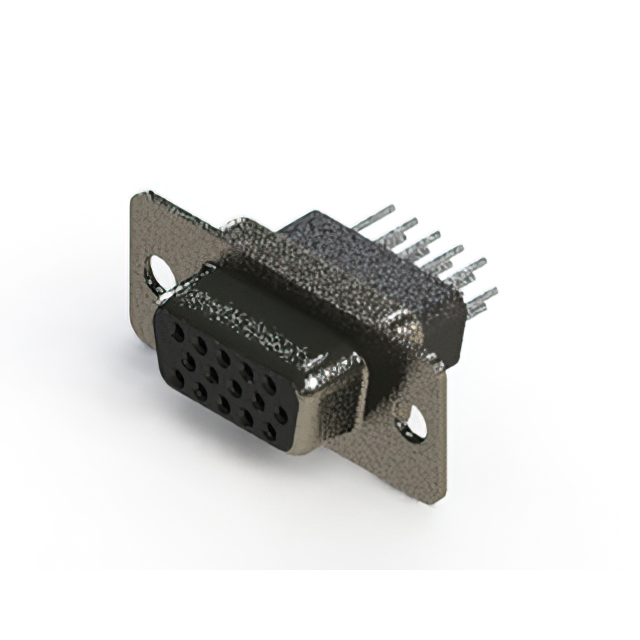 CONN D-SUB HD RCPT 15P VERT SLDR