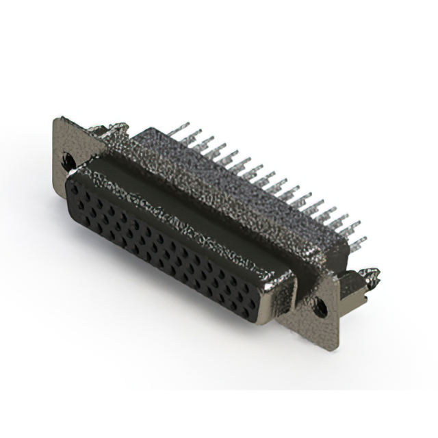 CONN D-SUB HD RCPT 44P VERT SLDR
