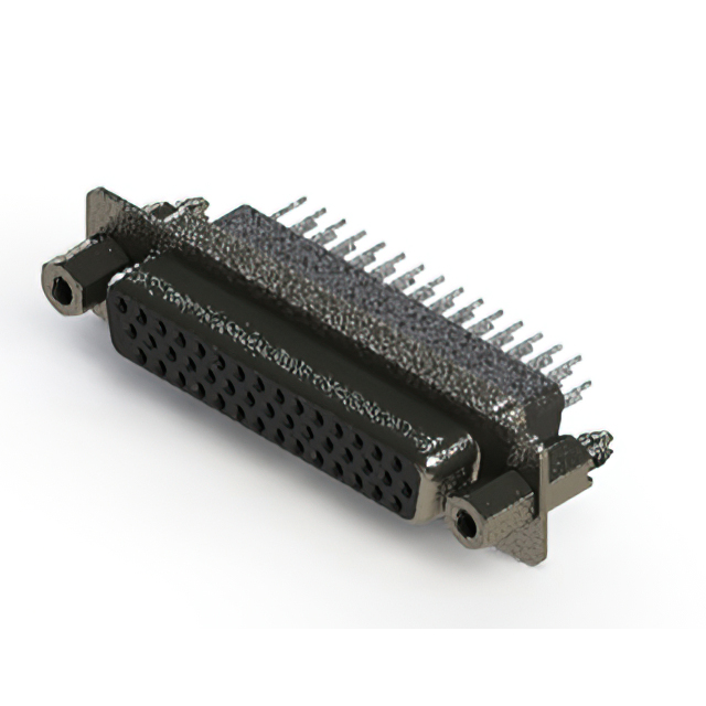 CONN D-SUB HD RCPT 44P VERT SLDR