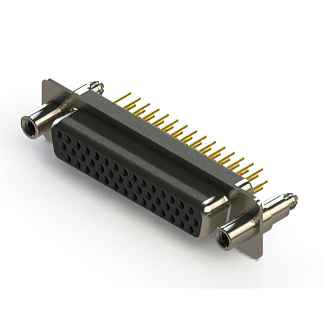 CONN D-SUB HD RCPT 44P VERT SLDR