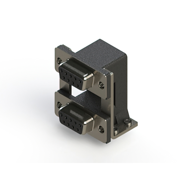 CONN D-SUB RCPT 9POS R/A SLDR
