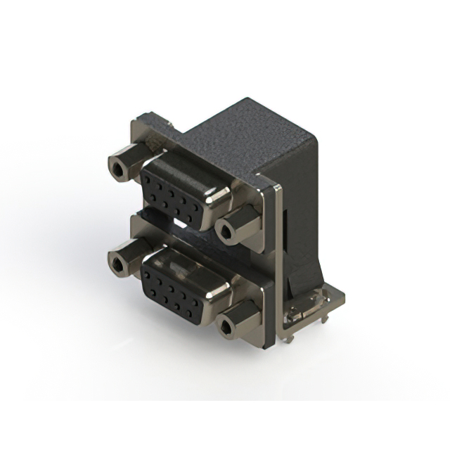 CONN D-SUB RCPT 9POS R/A SLDR