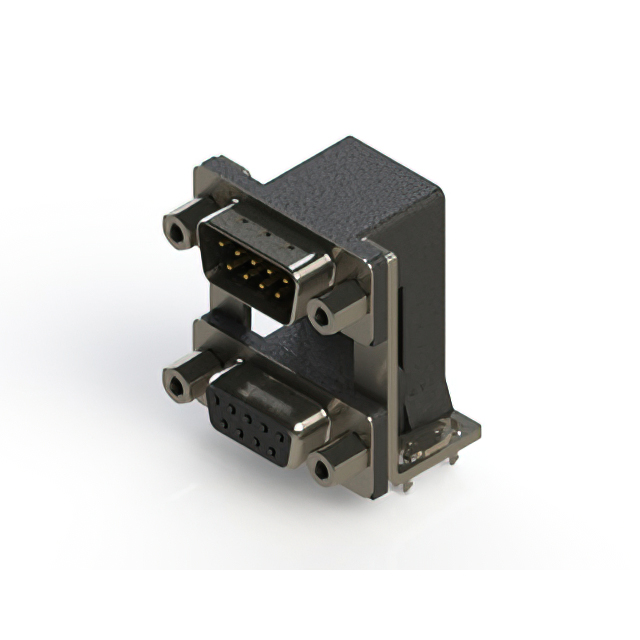 CONN D-SUB PLUG/RCPT 9P R/A SLDR