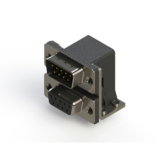 CONN D-SUB PLUG/RCPT 9P R/A SLDR