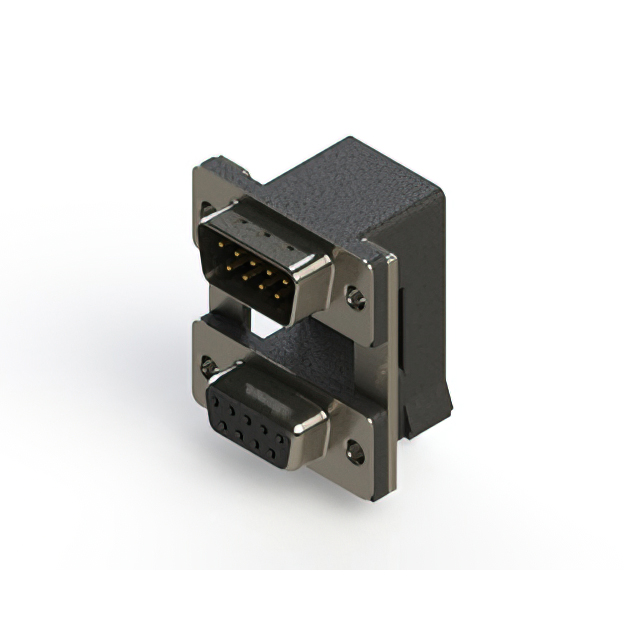 CONN D-SUB PLUG/RCPT 9P R/A SLDR
