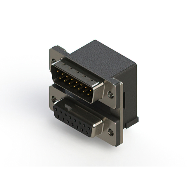 CONN D-SUB PLG/RCPT 15P R/A SLDR