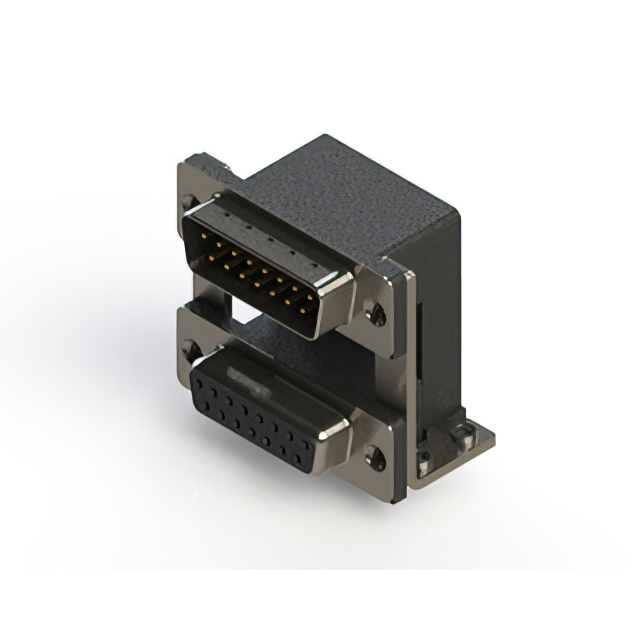 CONN D-SUB PLG/RCPT 15P R/A SLDR