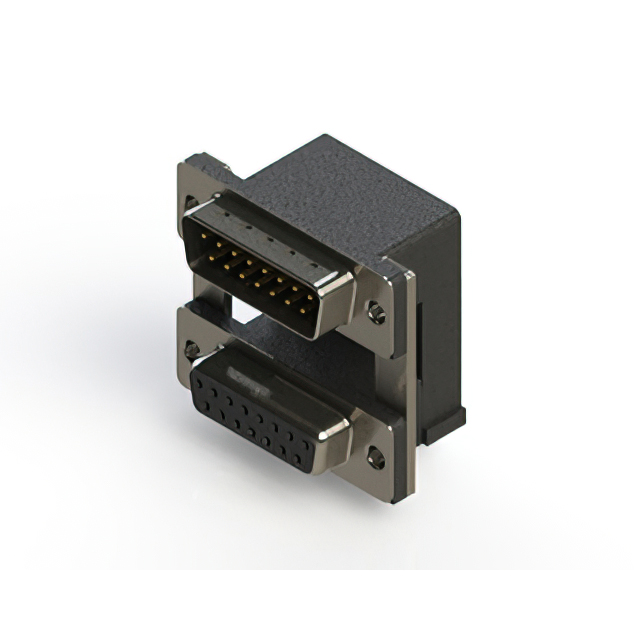 CONN D-SUB PLG/RCPT 15P R/A SLDR