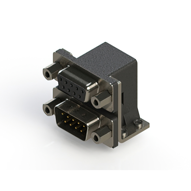 CONN D-SUB RCPT/PLUG 9P R/A SLDR