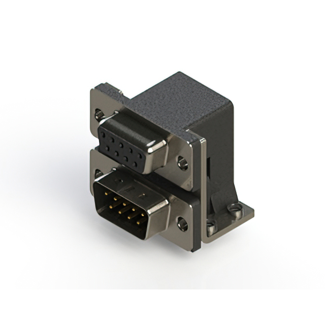 CONN D-SUB RCPT/PLUG 9P R/A SLDR