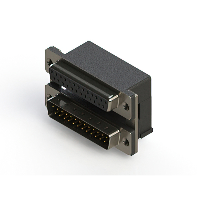 CONN D-SUB RCPT/PLG 25P R/A SLDR