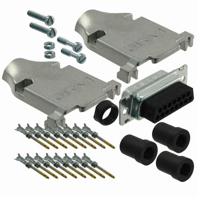 CONN D-SUB PLUG 15POS CRIMP