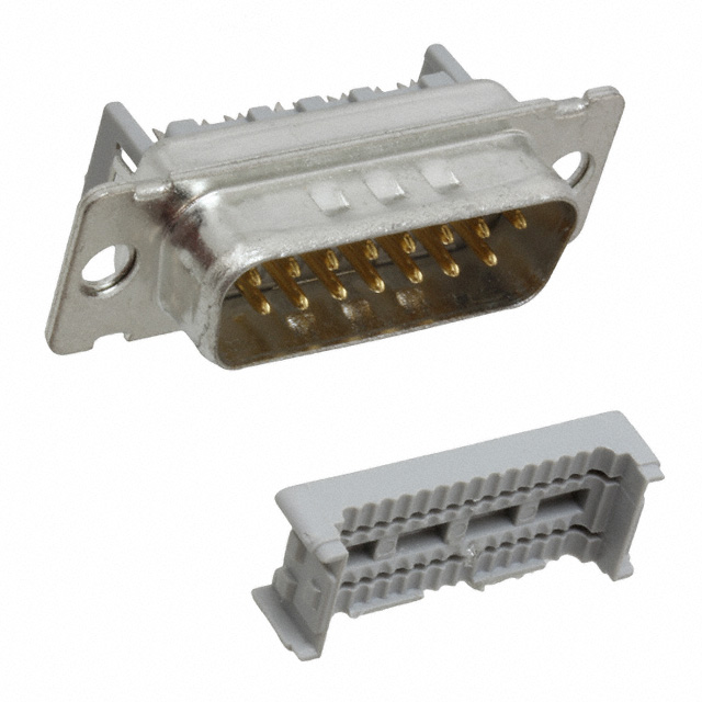 CONN D-SUB PLG 15POS PNL MNT IDC