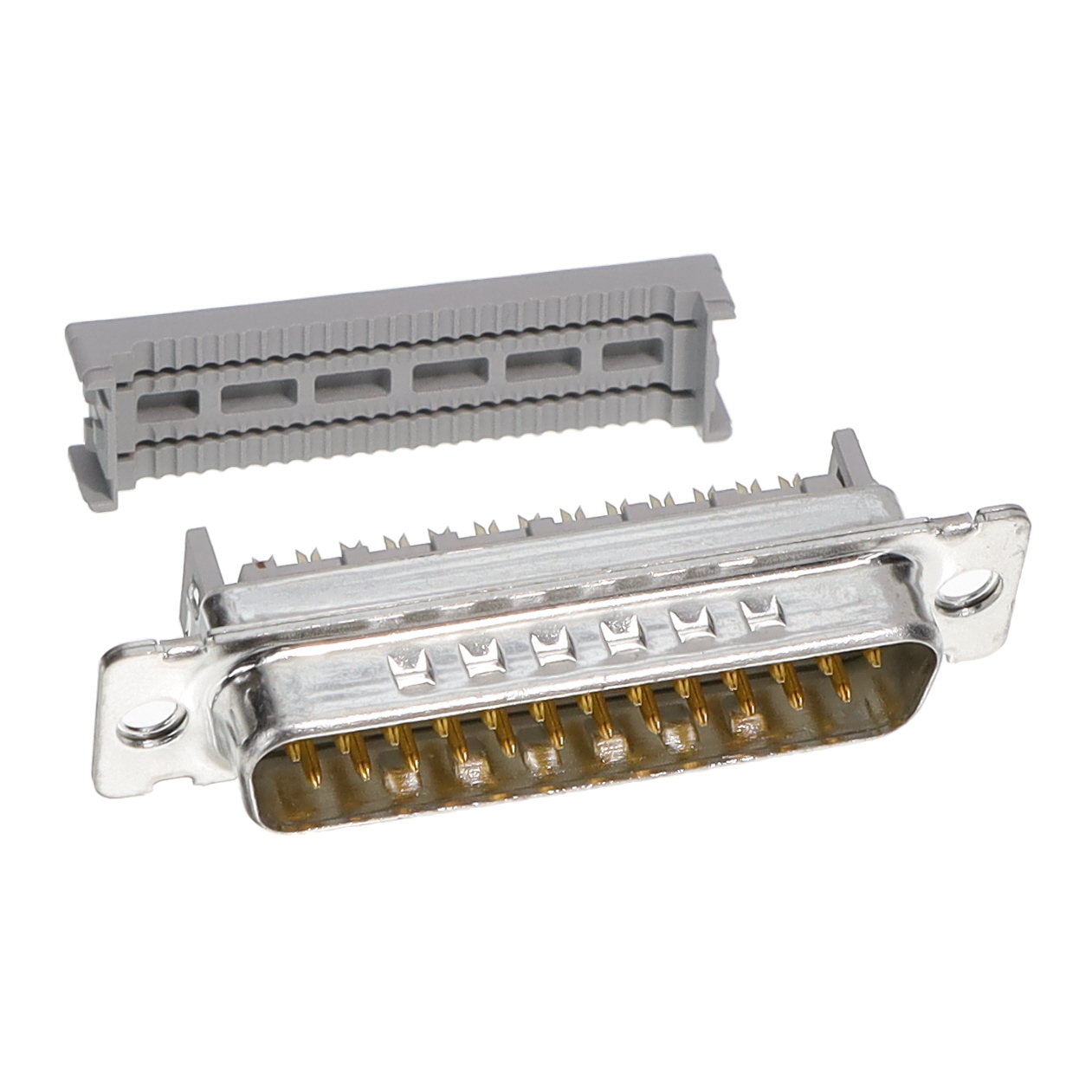 CONN D-SUB PLG 25POS PNL MNT IDC