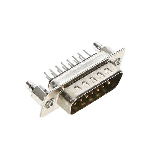 CONN D-SUB PLUG 15POS VERT SLDR