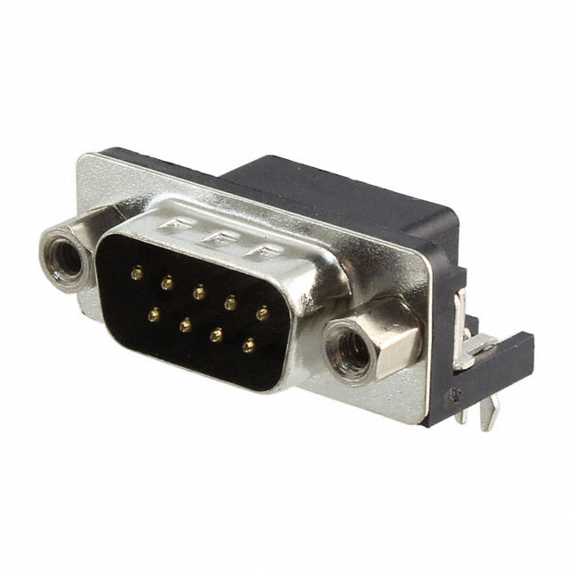 CONN D-SUB PLUG 9POS R/A SOLDER