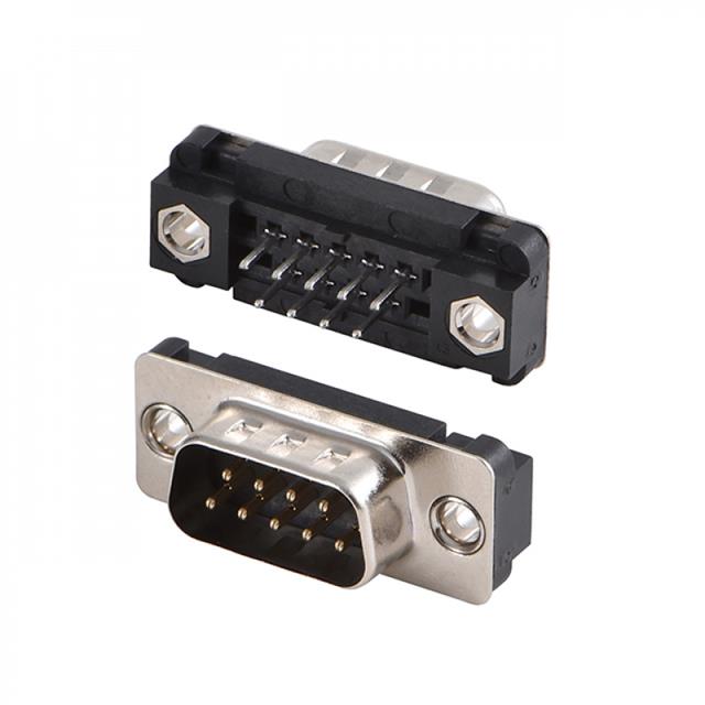 CONN D-SUB PLUG 9POS VERT SOLDER