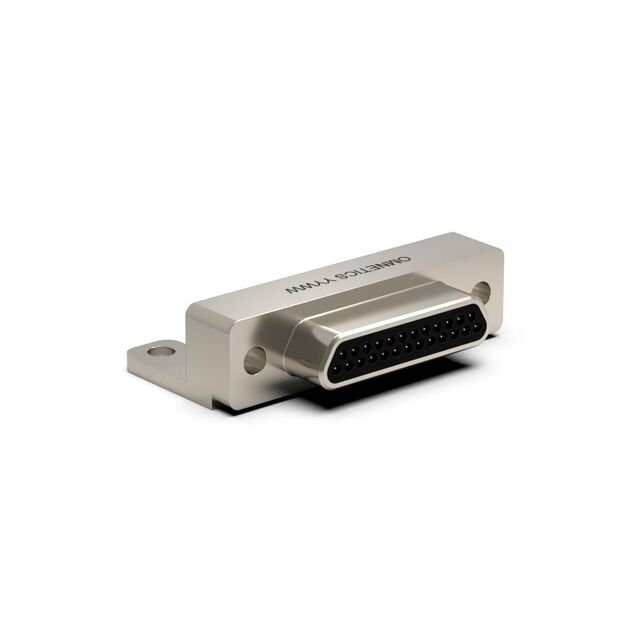 CONN D-TYPE PLUG 25POS R/A SLDR
